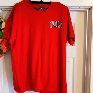 Polo by Ralph Lauren Men's size large red/blue t-shirt